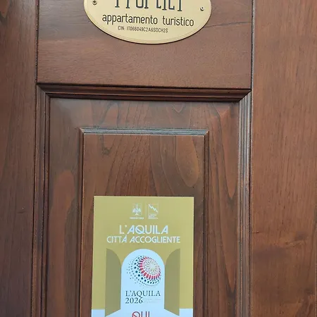 דירה Turistico I Portici ל'אקווילה